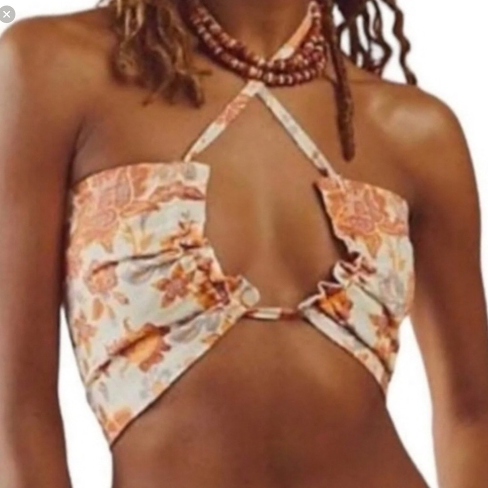 Free People Summer Of Love Convertible Bandeau Top Women Color Natural/Un Size S